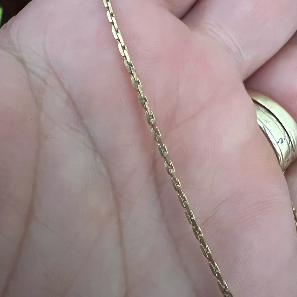 Vintage Avon Gold Tone Pearl Anklet - Picture 3 of 5